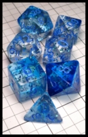 Dice : Dice - Dice Sets - Clear with Blue Swirl and Glitter by Find Pleasure in it - Temu Mar 2024